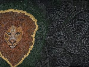 PEEPING LION